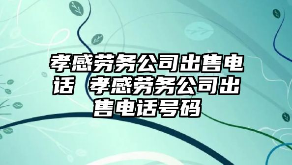 孝感勞務公司出售電話 孝感勞務公司出售電話號碼