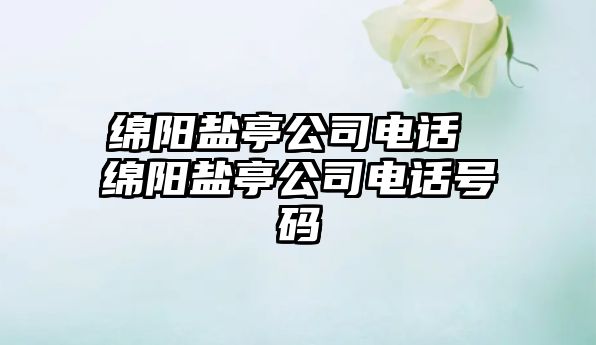 綿陽鹽亭公司電話 綿陽鹽亭公司電話號碼