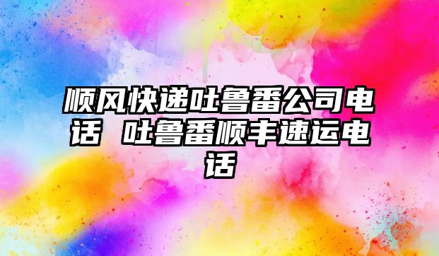 順風快遞吐魯番公司電話 吐魯番順豐速運電話