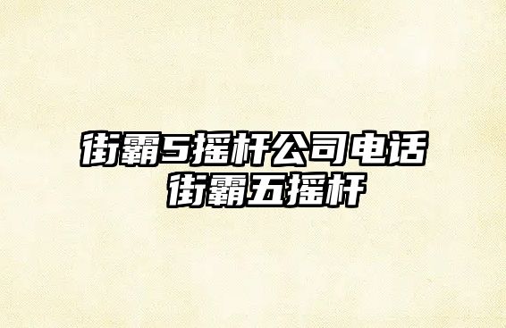 街霸5搖桿公司電話 街霸五搖桿